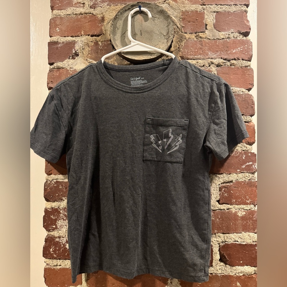 Boy’s Gray Graphic T-Shirt